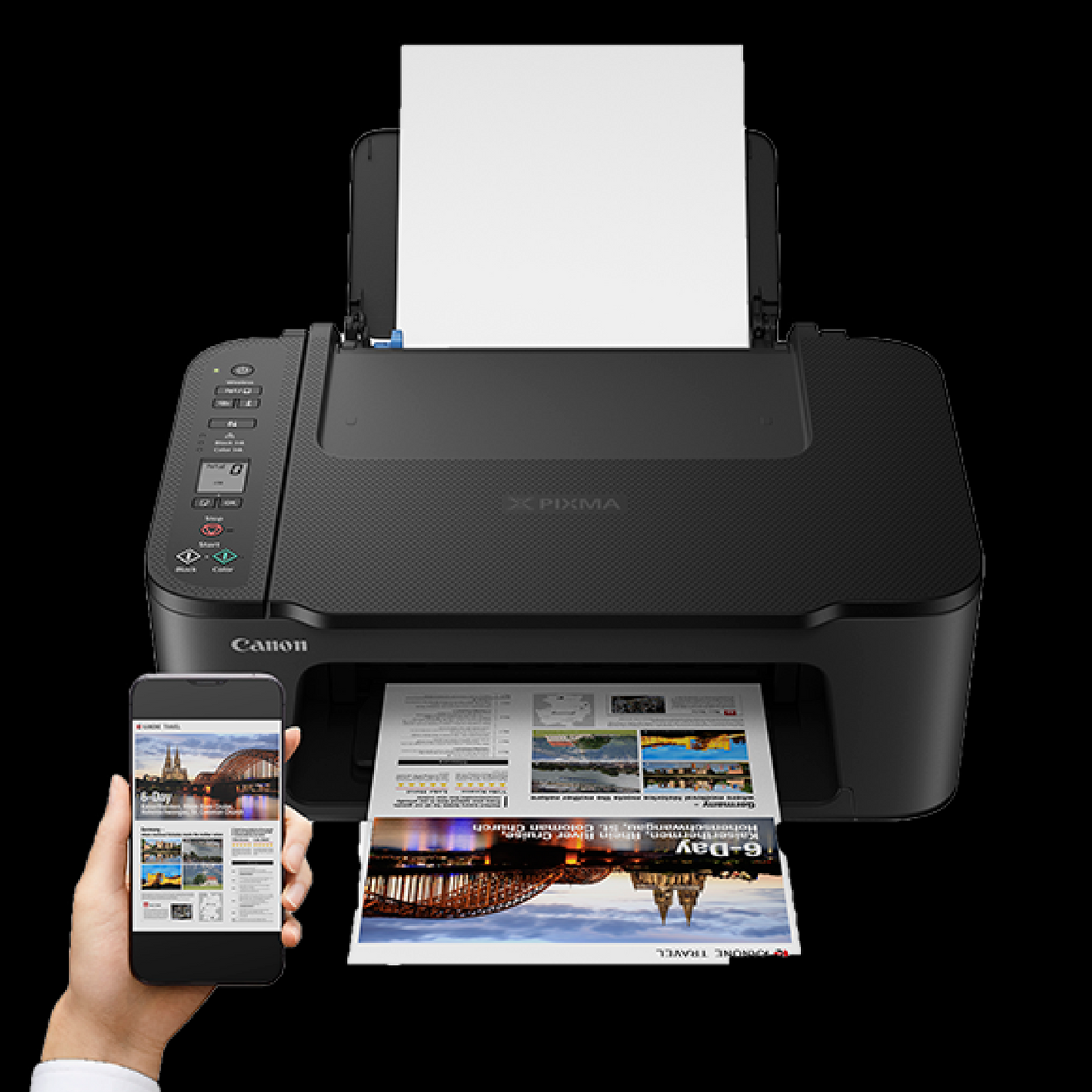 Canon PIXMA TS3420 Wireless All-in-One Printer (Black)