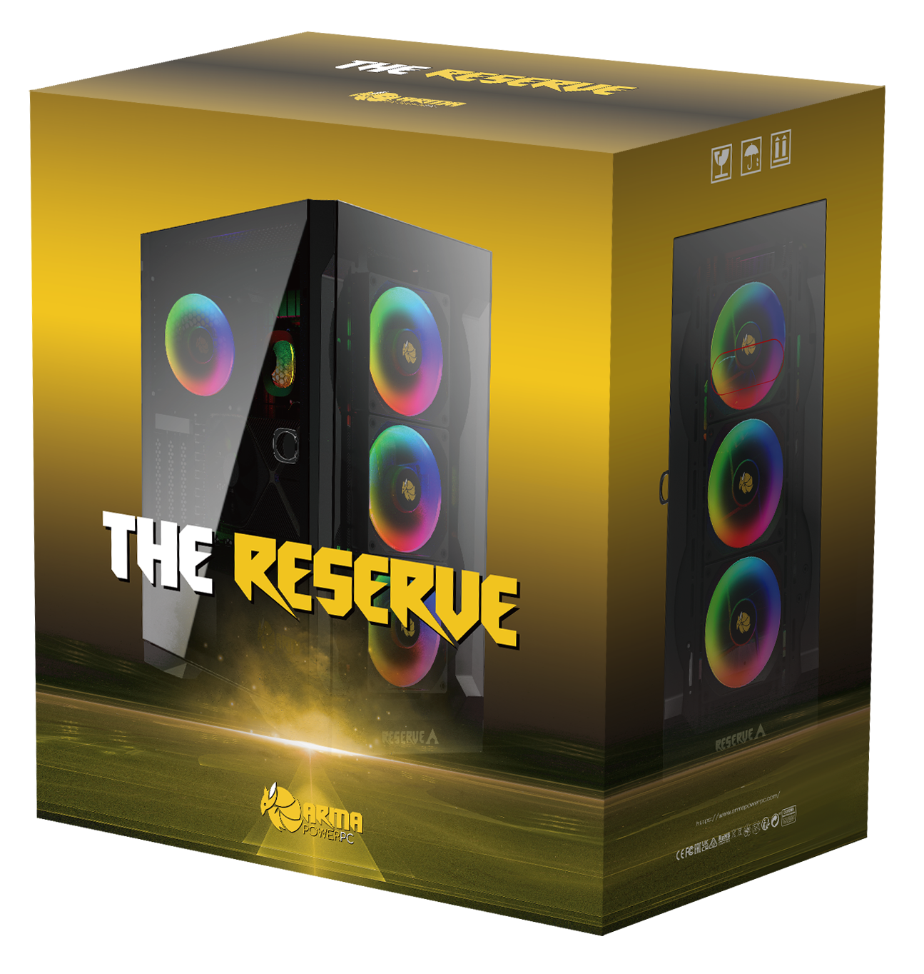 BUNDLE RESERVE R1 V2 Desktop PC (Computer + 27" Curved Screen + Keyboard + Mouse + Headset)