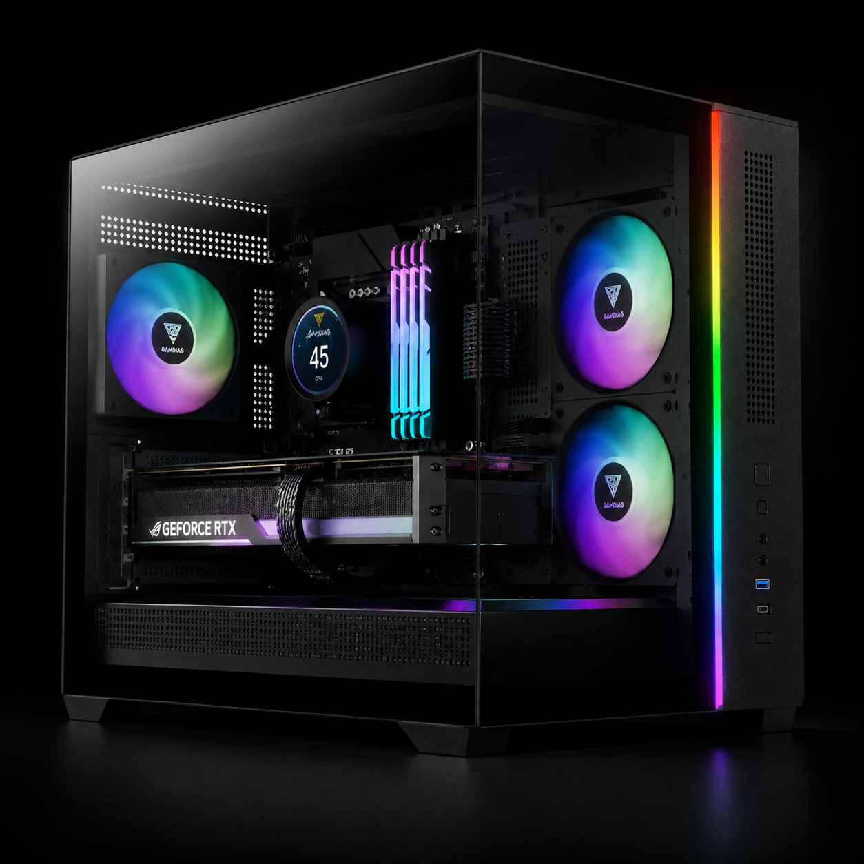 THE ARMA ATLAS N1 - INTEL i3-14100F - 16GB DDR5 - 512GB NVME - NVIDIA GeForce RTX 3050 6GB 6GB