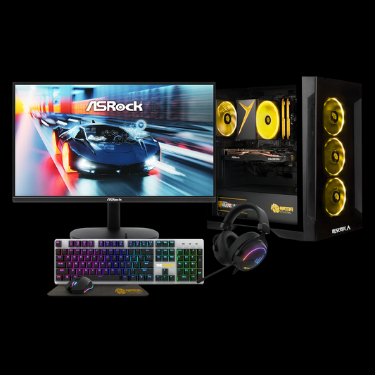 BUNDLE THE RESERVE R0 Desktop PC Computer BUNDLE with Keyboard + Mouse + Monitor (Everything Included)