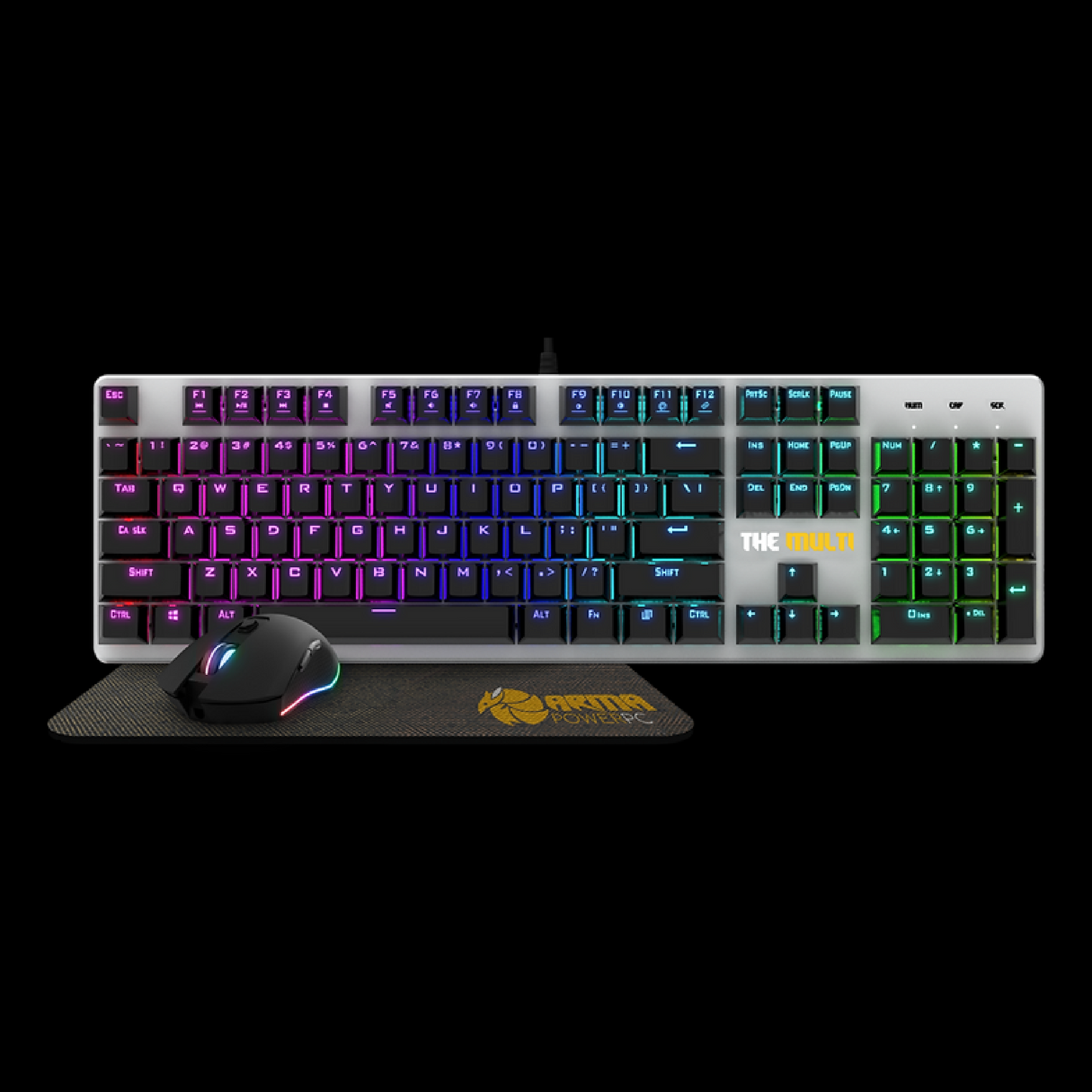 THE MULTI Premium Wired Keyboard + Mouse Combo