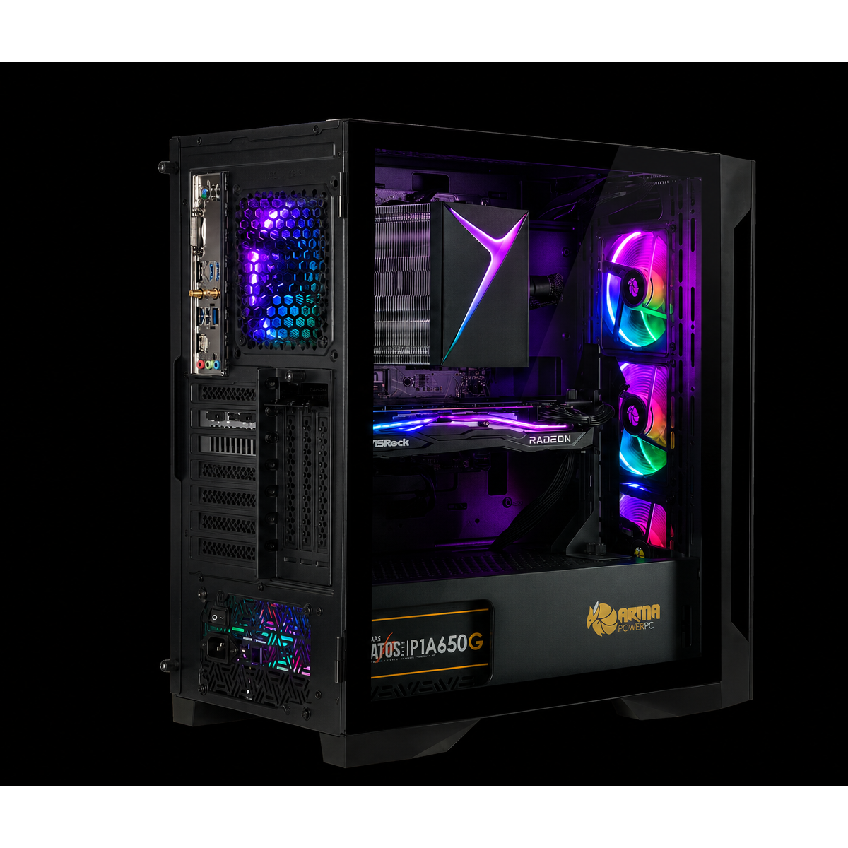 BUNDLE RESERVE R1 V2 Desktop PC (Computer + 27" Curved Screen + Keyboard + Mouse + Headset)
