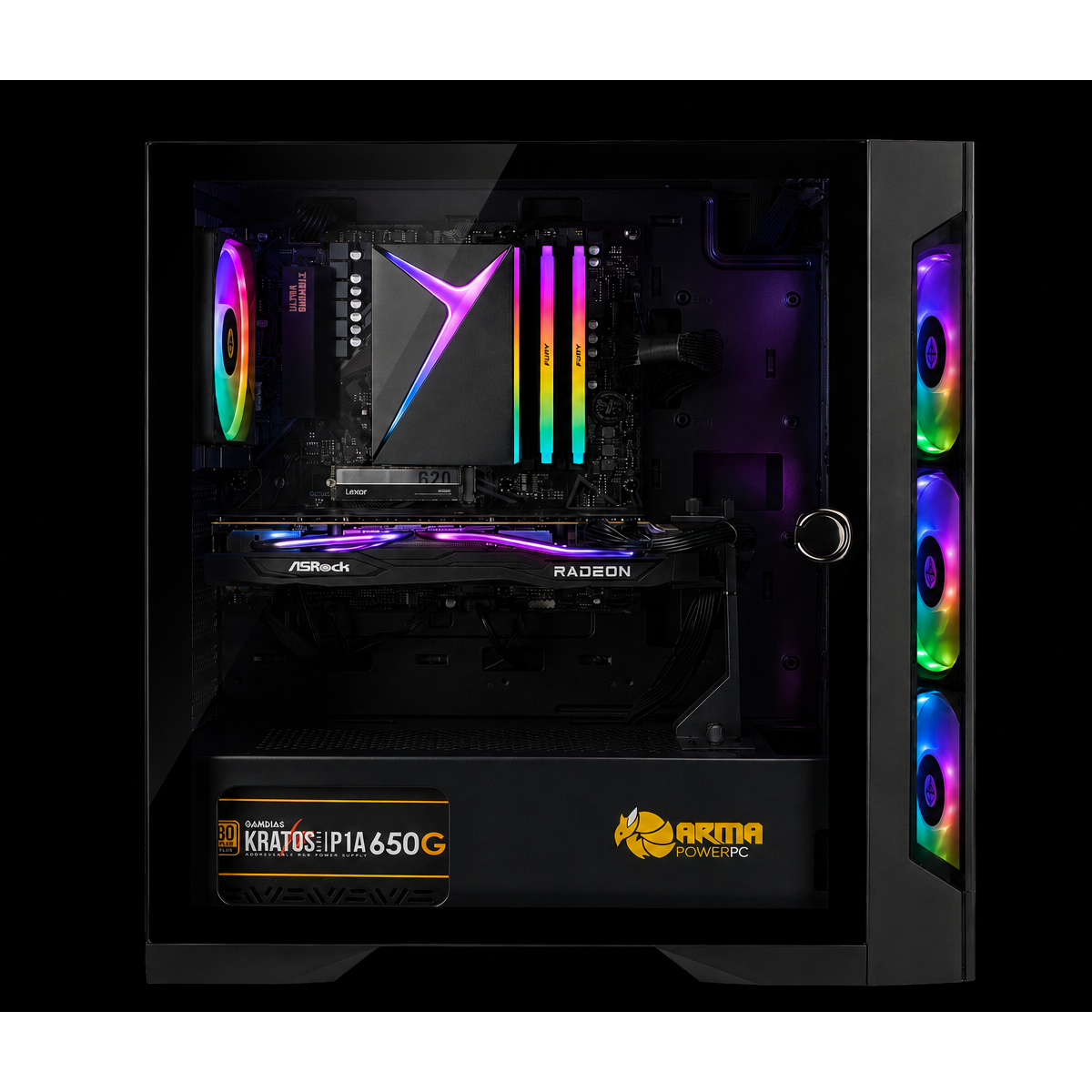 BUNDLE RESERVE R1 V2 Desktop PC (Computer + 27" Curved Screen + Keyboard + Mouse + Headset)