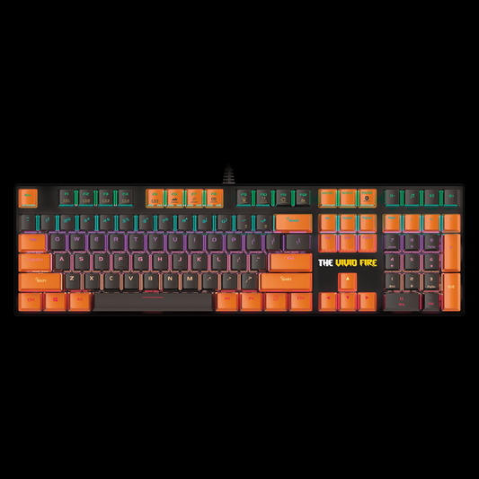 THE VIVID FIRE Premium Wired Keyboard