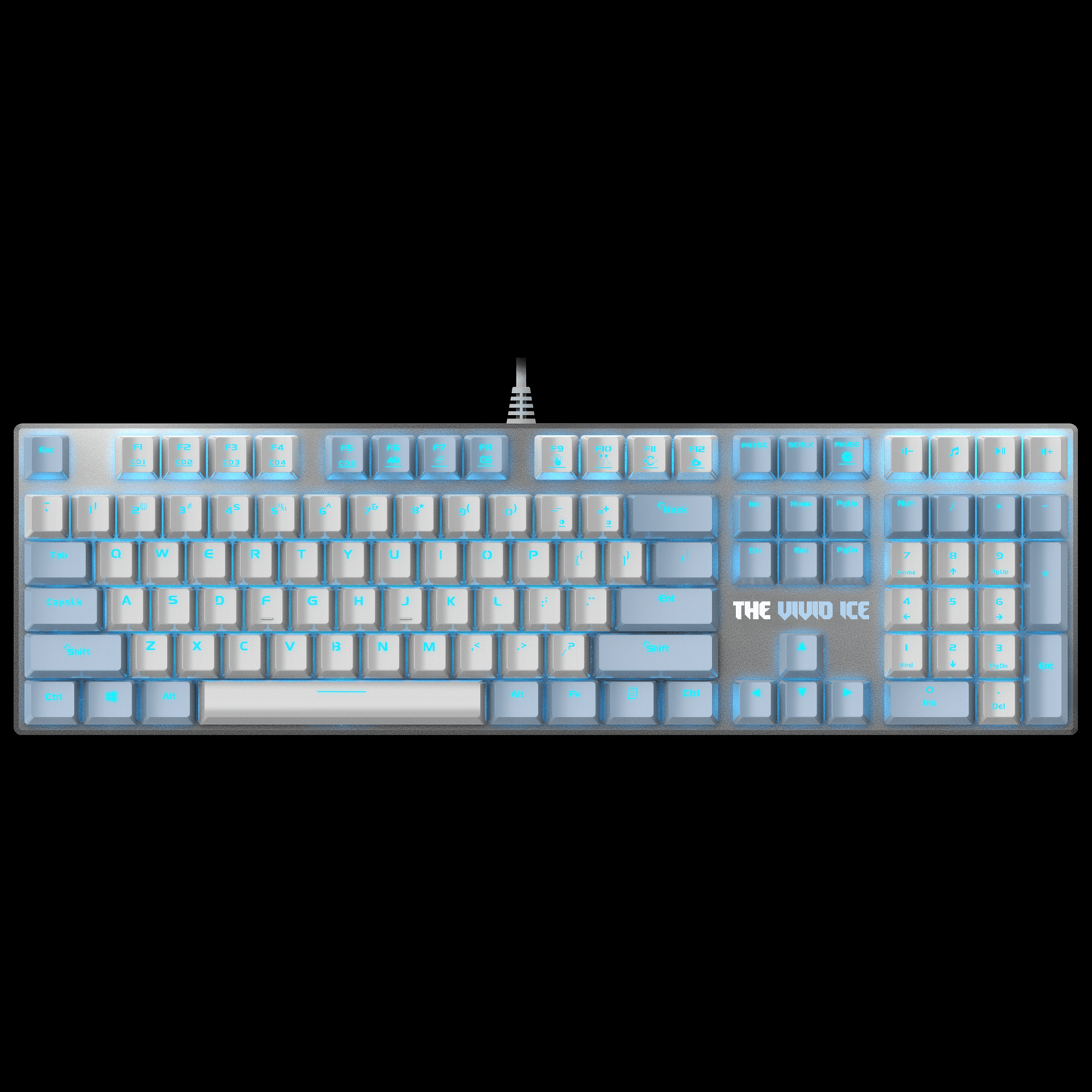 THE VIVID ICE Premium Wired Keyboard