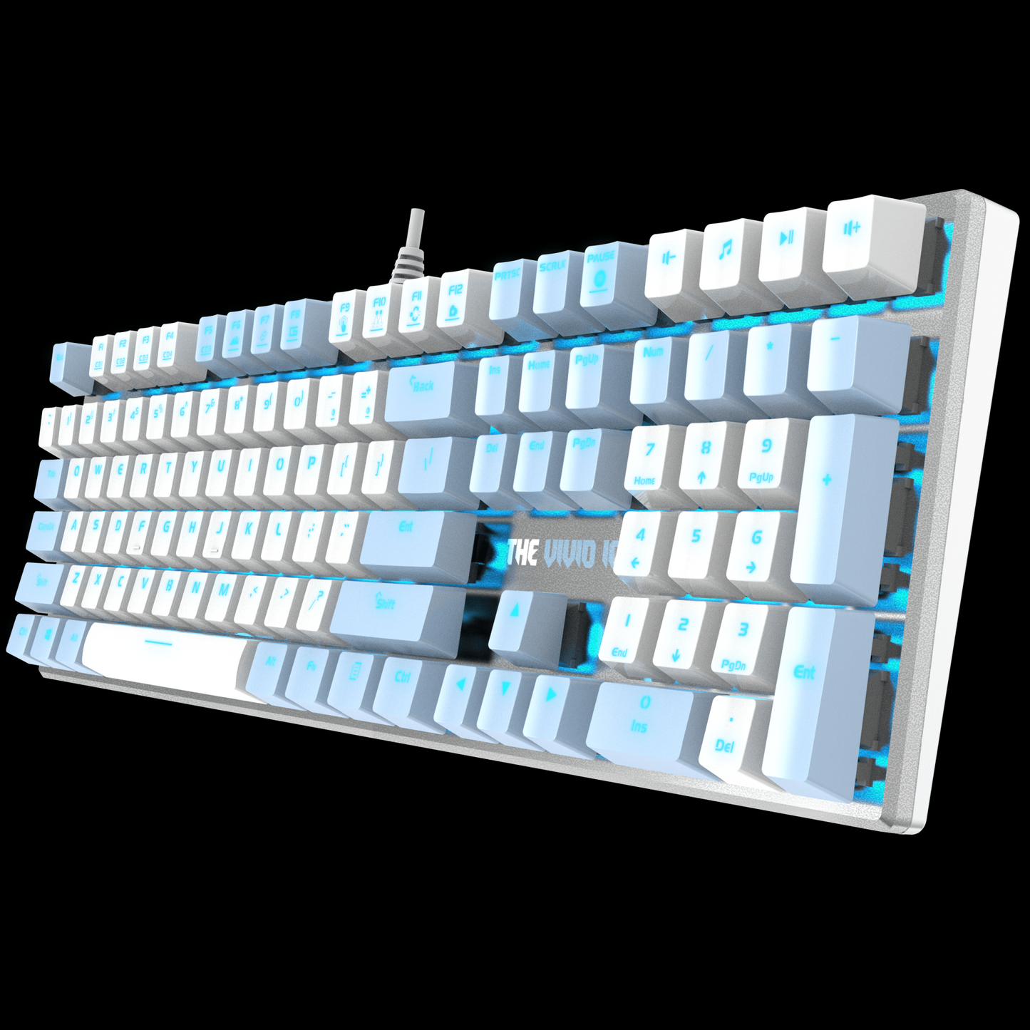 THE VIVID ICE Premium Wired Keyboard